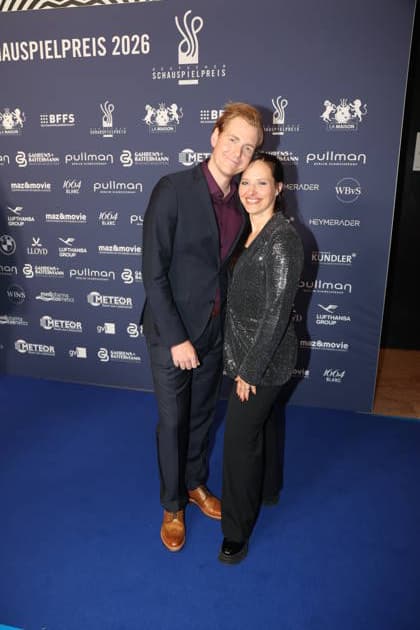 Johannes Heinrichs and Nadja Jo Klapper at the 2026 German Acting Awards ceremony at the Pullman Berlin Schweizerhof Hotel in Berlin, September 11, 2026 Copyright: xAgenturxMatthiasxWehnertx xM.xGränzdörferx