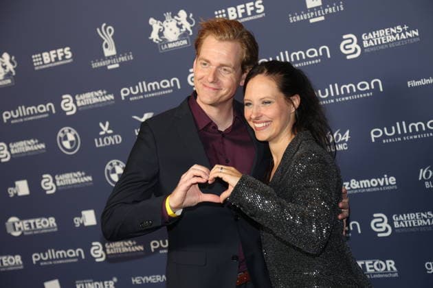 Johannes Heinrichs and Nadja Jo Klapper at the 2026 German Acting Awards ceremony at the Pullman Berlin Schweizerhof Hotel, Berlin, September 11, 2026 Copyright: xAgenturxMatthiasxWehnertx xM.xGränzdörferx