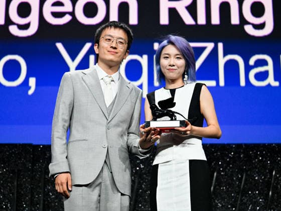 IPA88447762 - Venice, 83rd Venice International Film Festival 2026 - Night 11 - Closing Ceremony. Awards Ceremony. Pictured: Shixin Tao, Yuqi Zhang  Copyright: xManuelexMangiarottix xPoolxPhotoxEventsx08x IPA88447762