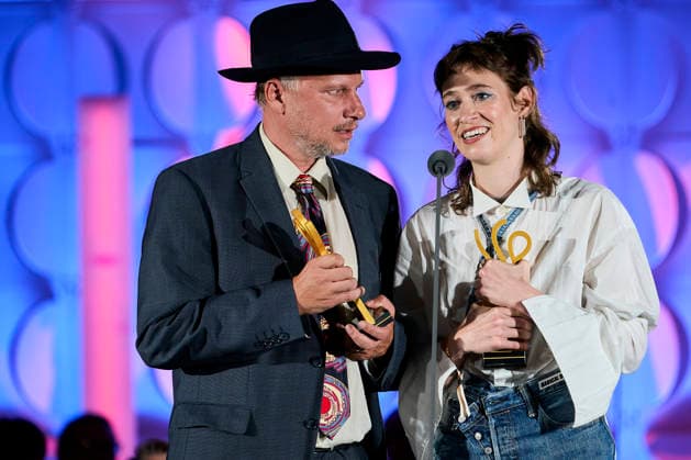 2026 German Acting Award: Winner Lia von Blarer and Winner Robert Stadlober; Stage Show: 15 Years of the German Acting Award and 20 Years of the BFFS; Pullman Berlin Schweizerhof; Date: September 11, 2026 Copyright: xEventpressx