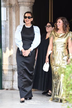 IPA88449320 - Venice, 83rd Venice International Film Festival 2026 - Arrivals at the Hotel Excelsior on the 11th; pictured: Maggie Gyllenhaal  Copyright: xFRANCESCAxVIECELIx xFrancescaxViecelix IPA88449320