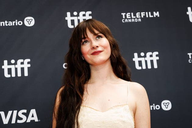 September 12, 2026, Toronto, On, Canada: Actress Harlow Jane is photographed on the red carpet for the film Evil Genius during the Toronto International Film Festival in Toronto, on Saturday, Sept. 12, 2026. Toronto Canada  - ZUMAc35_ 20260912_zaf_c35_015 Copyright: xKeitoxNewmanx