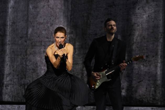CELINE DION IN CONCERT IN PARIS PHOTOPQR LE PARISIEN Fred Dugit Nanterre 92, September 12, 2026 The first of sixteen concerts that Quebec singer Céline Dion will perform at the Plénitude Arena in Nanterre, Nanterre, Hauts-de-Seine, France, September 12, 2026 The first of sixteen concerts by Quebec singer Céline Dion at the Plénitude Arena in Nanterre Local Caption Céline Dion concert in Nanterre 92, France  Copyright: xPHOTOPQR LExPARISIEN MAXPPPxLPx xFredxDugitx(staff)x 20260912LPA0451 20260912LPA0451