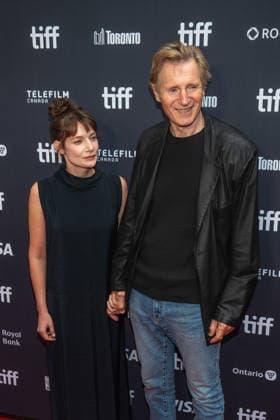 Celebrities attend the 51st Toronto International Film Festival Evil Genius premiere Featuring: Stella Stocker, Liam Neeson Where: Toronto, Ontario, Canada When: 12 Sep 2026 Credit: Captive Camera Cover Images EDITORIAL USE ONLY. NOT FOR USE BY NEWSPAPERS BASED IN THE UK. Copyright: xx coverimg56012906