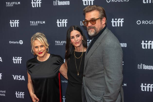 Celebrities attend the 51st Toronto International Film Festival Evil Genius premiere Featuring: Patricia Arquette, Courteney Cox, David Harbour Where: Toronto, Ontario, Canada When: 12 Sep 2026 Credit: Captive Camera Cover Images EDITORIAL USE ONLY. NOT FOR USE BY NEWSPAPERS BASED IN THE UK. Copyright: xx coverimg56012911