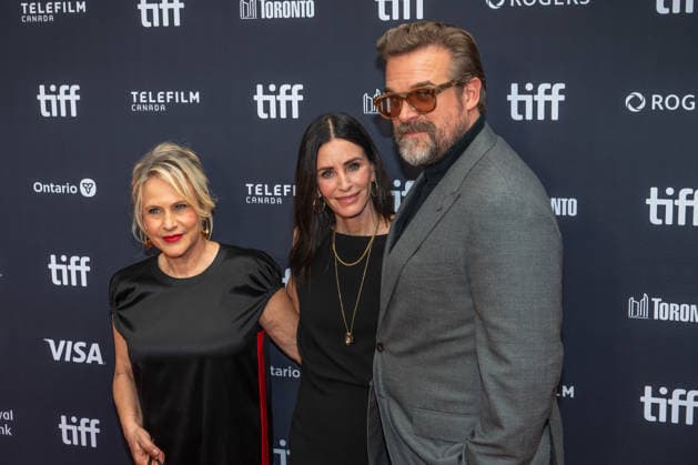 Celebrities attend the 51st Toronto International Film Festival Evil Genius premiere Featuring: Patricia Arquette, Courteney Cox, David Harbour Where: Toronto, Ontario, Canada When: 12 Sep 2026 Credit: Captive Camera Cover Images EDITORIAL USE ONLY. NOT FOR USE BY NEWSPAPERS BASED IN THE UK. Copyright: xx coverimg56012912