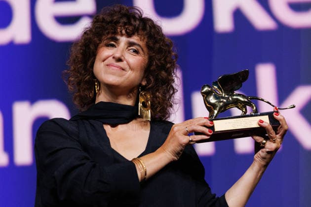 Closing Ceremony - The 83rd Venice International Film Festival VENICE, ITALY - SEPTEMBER 12: May el-Toukhy receives the Golden Lion for Best Film Award for Woman Unknown during the 2026 Closing Ceremony for the 83rd Venice International Film Festival at Sala Grande on September 12, 2026 in Venice, Italy. Primo Barol Anadolu Venice Italy. Editorial use only. Please get in touch for any other usage.  Copyright: x2026xAnadoluxPrimoxBarolx