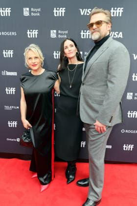 Courteney Cox, David Harbour, Patricia Arquette At the photohoto call for the film *Evil Genius* during the 2026 Toronto International Film Festival at Roy Thomson HallToronto, Canada. on September 12, 2026. Copyright: xHumbertoxServin Clasos MediaPunchx