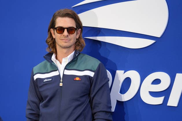American actor Andrew Garfield poses on the blue carpet at the US Open final between Aryna Sabalenka of Belarus and Elena Rybakina of Kazakhstan at Arthur Ashe Stadium in Flushing Meadows, New York, USA, 12 September 2026. US Open: women s final Aryna Sabalenka - Elena Rybakina !ACHTUNG: NUR REDAKTIONELLE NUTZUNG!  Copyright: xOctavioxGuzmánx AME6890 20260912-55021384278_1
