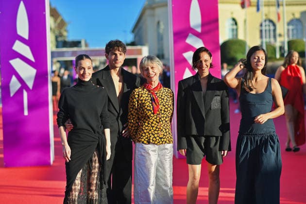 Deauville Closing Red Carpet FC Manon Clavel, Sayyid El Alami, Lio, Marion Barbeau and Noée Abita attends the Closing Red Carpet at the 52nd Deauville American Film Festival on September 12, 2026 in Deauville, France. Photo by Franck Castel ABACAPRESS.COM Deauville  Copyright: xCastelxFranck ABACAx