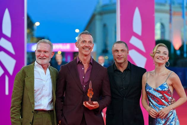Deauville Closing Red Carpet FC Sam McConnell, Brock Yurich and Paloma Garcia-Lee, winners of the Prix Canal , attend the Closing Ceremony at the 52nd Deauville American Film Festival on September 12, 2026 in Deauville, France attends the Closing Red Carpet at the 52nd Deauville American Film Festival on September 12, 2026 in Deauville, France. Photo by Franck Castel ABACAPRESS.COM Deauville  Copyright: xCastelxFranck ABACAx