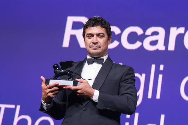2026 Closing Ceremony - The 83rd Venice International Film Festival Riccardo Scamarcio receives the Orizzonti Best Actor Award for I Figli Della Scimmia during the 2026 Closing Ceremony for the 83rd Venice International Film Festival at Sala Grande on September 12, 2026 in Venice, Italy.  Copyright: xKazukoxWakayamax