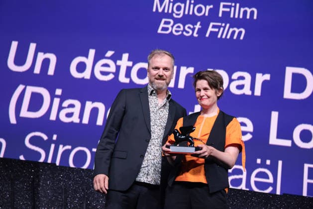 2026 Closing Ceremony - The 83rd Venice International Film Festival Ann Sirot and Raphael Balboni receive the Orizzonti Award for Best Film for Un dÃ tour par Diane (Diane in the loop) during the 2026 Closing Ceremony for the 83rd Venice International Film Festival at Sala Grande on September 12, 2026 in Venice, Italy.  Copyright: xKazukoxWakayamax