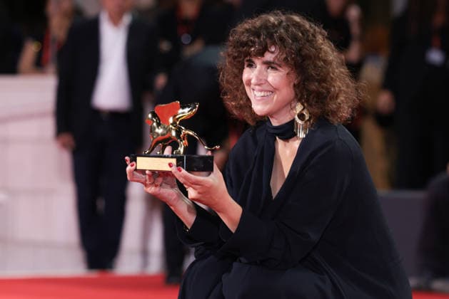 Winners photocall - The 83rd Venice International Film Festival May el-Toukhy poses with the Golden Lion for the Best Film Award for Woman Unknown at the Winners Photocall during the 83rd Venice International Film Festival at Sala Grande on September 12, 2026 in Venice, Italy.  Copyright: xKazukoxWakayamax