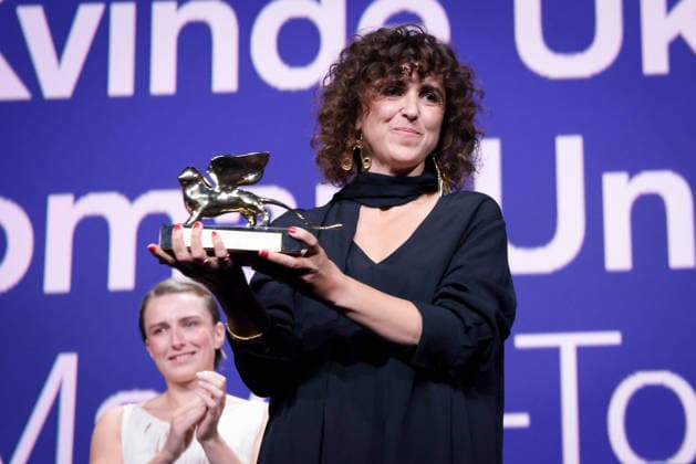 2026 Closing Ceremony - The 83rd Venice International Film Festival May el-Toukhy receives the Golden Lion for the Best Film Award for Woman Unknown during the 2026 Closing Ceremony for the 83rd Venice International Film Festival at Sala Grande on September 12, 2026 in Venice, Italy.  Copyright: xKazukoxWakayamax