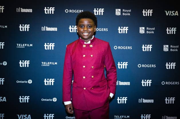 September 12, 2026, Toronto, On, Canada: Jahleel Kamara is pictured on the red carpet for Your Mother Your Mother Your Mother at the Toronto International Film Festival in Toronto, on Saturday, Sept. 12, 2026. Toronto Canada  - ZUMAc35_ 20260912_zaf_c35_237 Copyright: xLauraxProctorx