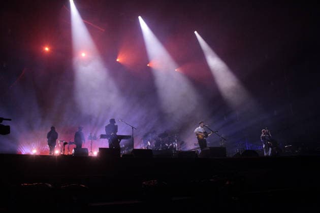 RIO DE JANEIRO, RJ - 12.09.2026: ROCK IN RIO 2026 - The band Mumford &amp; Sons performed on the Sunset Stage, this Saturday (12), at Rock in Rio 2026. x3015364x  CarlosxEliasxJunior