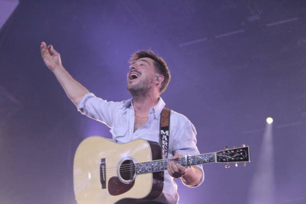 RIO DE JANEIRO, RJ - 12.09.2026: ROCK IN RIO 2026 - The band Mumford &amp; Sons performed on the Sunset Stage, this Saturday (12), at Rock in Rio 2026. x3015370x  CarlosxEliasxJunior