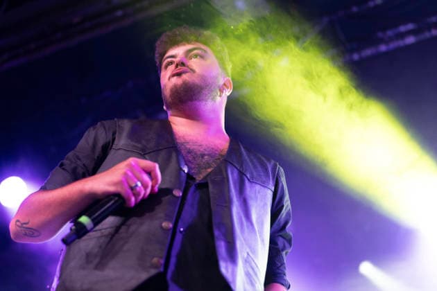 September 12, 2026, Madrid, Spain: Aaron Romero from the rock band Linaje performs live on stage during a festival at La Riviera. Madrid Spain - ZUMAs197 20260912_aaa_s197_415 Copyright: xAtilanoxGarciax