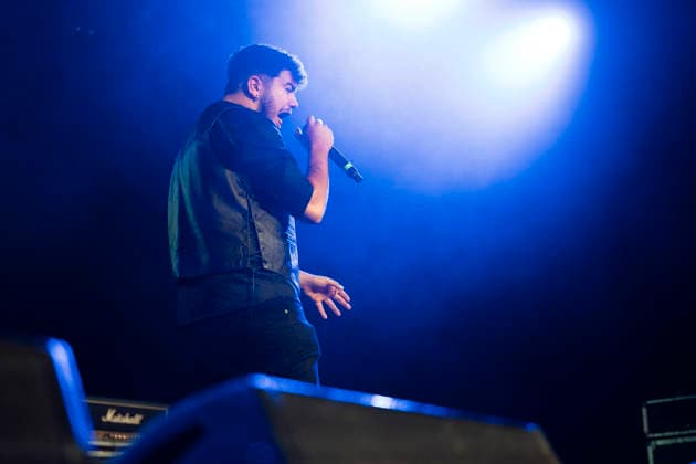 September 12, 2026, Madrid, Spain: Aaron Romero from the rock band Linaje performs live on stage during a festival at La Riviera. Madrid Spain - ZUMAs197 20260912_aaa_s197_416 Copyright: xAtilanoxGarciax