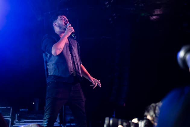 September 12, 2026, Madrid, Spain: Aaron Romero from the rock band Linaje performs live on stage during a festival at La Riviera. Madrid Spain - ZUMAs197 20260912_aaa_s197_419 Copyright: xAtilanoxGarciax