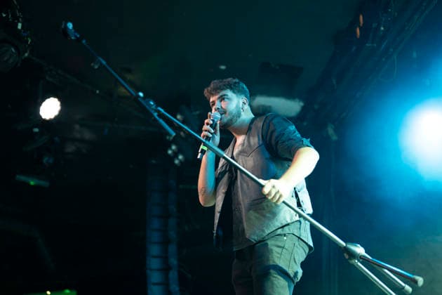 September 12, 2026, Madrid, Spain: Aaron Romero from the rock band Linaje performs live on stage during a festival at La Riviera. Madrid Spain - ZUMAs197 20260912_aaa_s197_439 Copyright: xAtilanoxGarciax