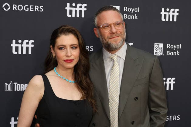51st Toronto International Film Festival Saturday, September 12, 2026 Red carpet for the film Babies Director Lauren Miller Rogen and her husband Seth Rogen 459634 2026 09 12 Toronto, Canada  Copyright: xIsabellexVautierx xStarfacex STAR_459634_053