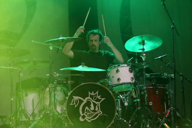John Fred Young of the band Black Stone Cherry at a concert at Huxleys Neue Welt in Berlin, September 12, 2026 Black Stone Cherry Concert Berlin