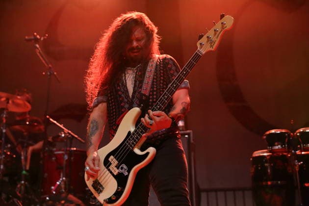 Steve Jewell Jr. of the band Black Stone Cherry at a concert at Huxleys Neue Welt in Berlin, September 12, 2026 Black Stone Cherry Concert Berlin