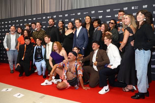 Cast and crew of Smudge the Blades at arrivals for LEMONADE & SMUDGE THE BLADES Premieres at the Toronto International Film Festival (TIFF) 2026, TIFF Lightbox, Toronto, ON, September 12, 2026. Photo By: JA Everett Collection LEMONADE & SMUDGE THE BLADES Premieres at the Toronto International Film Festival (TIFF) 2026 PUBLICATIONXNOTxINxCANxCHNxFRAxITAxJPNxNORxPOLxRUSxESPxUKxUSA