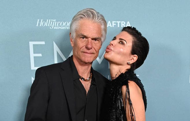 The Hollywood Reporter and SAG-AFTRA™s Emmy Nominees Night Harry Hamlin and Lisa Rinna arriving at The Hollywood Reporter and SAG-AFTRA™s 6th Annual Emmy Nominees Night at the Chateau Marmont on September 12, 2026 in West Hollywood, California. West Hollywood Chateau Marmont California USA Copyright: xTammiexArroyo AFF-USA.comx