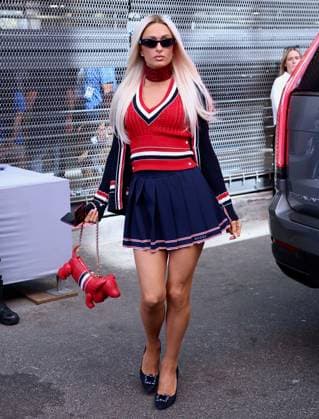 US Open - Paris Hilton Arrival - New York Paris Hilton arrives at the US Open Women s Final in New York on September 12, 2026. Photo by Charles Guerin ABACAPRESS.COM New York NY United States  Copyright: xGuerinxCharles ABACAx