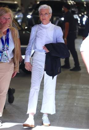 US Open - Maye Musk Arrival - New York Maye Musk arrives at the US Open Women s Final in New York on September 12, 2026. Photo by Charles Guerin ABACAPRESS.COM New York NY United States  Copyright: xGuerinxCharles ABACAx