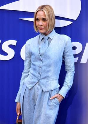 US Open - Leslie Bibb Arrival - New York Leslie Bibb arrives at the US Open Women s Final in New York on September 12, 2026. Photo by Charles Guerin ABACAPRESS.COM New York NY United States  Copyright: xGuerinxCharles ABACAx
