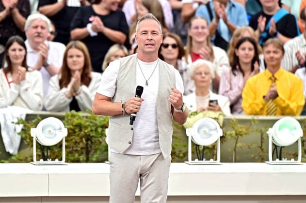 ZDF Fernsehgarten singer Mitch Keller during the ZDF entertainment show Fernsehgarten on September 13, 2026, in Mainz 20260913MWI149466
