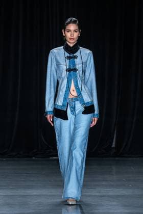 September 11, 2026, New York, New York, United States: A model walks the runway.Models walk the runway at the Christian Cowan fashion show during New York Fashion Week at The Glasshouse on September 11, 2026 in New York City. New York United States  - ZUMAs197 20260911_aaa_s197_987 Copyright: xRonxAdarx