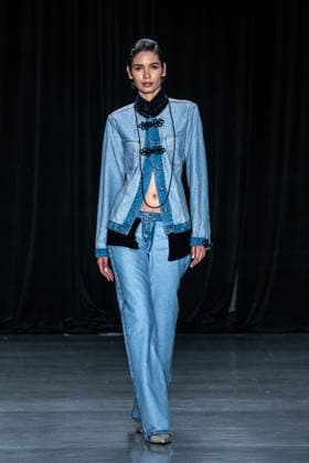 September 11, 2026, New York, New York, United States: A model walks the runway.Models walk the runway at the Christian Cowan fashion show during New York Fashion Week at The Glasshouse on September 11, 2026 in New York City. New York United States  - ZUMAs197 20260911_aaa_s197_990 Copyright: xRonxAdarx