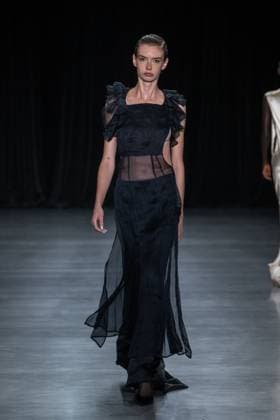 September 11, 2026, New York, New York, United States: A model walks the runway.Models walk the runway at the Christian Cowan fashion show during New York Fashion Week at The Glasshouse on September 11, 2026 in New York City. New York United States  - ZUMAs197 20260911_aaa_s197_1008 Copyright: xRonxAdarx