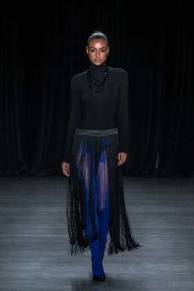 September 11, 2026, New York, New York, United States: A model walks the runway.Models walk the runway at the Christian Cowan fashion show during New York Fashion Week at The Glasshouse on September 11, 2026 in New York City. New York United States  - ZUMAs197 20260911_aaa_s197_1034 Copyright: xRonxAdarx