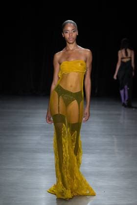 September 11, 2026, New York, New York, United States: A model walks the runway.Models walk the runway at the Christian Cowan fashion show during New York Fashion Week at The Glasshouse on September 11, 2026 in New York City. New York United States  - ZUMAs197 20260911_aaa_s197_1040 Copyright: xRonxAdarx