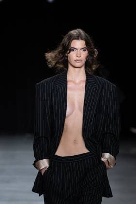 September 11, 2026, New York, New York, United States: A model walks the runway.Models walk the runway at the Christian Cowan fashion show during New York Fashion Week at The Glasshouse on September 11, 2026 in New York City. New York United States  - ZUMAs197 20260911_aaa_s197_1077 Copyright: xRonxAdarx