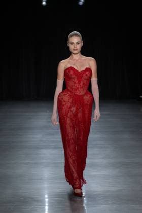 September 11, 2026, New York, New York, United States: A model walks the runway.Models walk the runway at the Christian Cowan fashion show during New York Fashion Week at The Glasshouse on September 11, 2026 in New York City. New York United States  - ZUMAs197 20260911_aaa_s197_1089 Copyright: xRonxAdarx