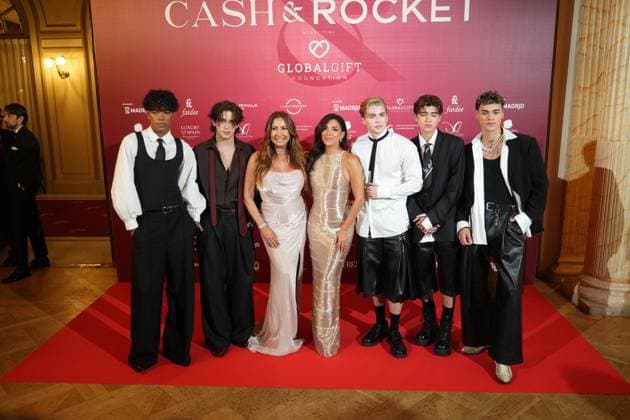 Maria Bravo, Eva Longoria during the cash & rocket gala to benefit the global gift foundation in Madrid on Sunday, 13 September 2026. Cordon Press 