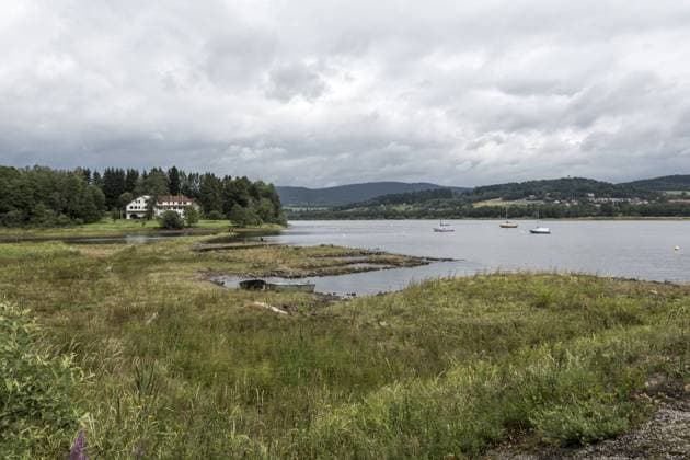 Moldau-Stausee Lipno. Horni Plana, Tschechien Vltava Reservoir Lipno. Horni Plana, Czech Republic Copyright: imageBROKER ErichxTeister ibxete19089457.jpg