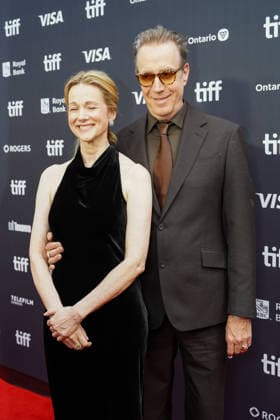 2026 Toronto International Film Festival - ˜Onwards and Sideways™ Premiere (L-R) Laura Linney and Rhys Ifans attend the red carpet for the ˜Onwards and Sideways™ premiere during the 2026 Toronto International Film Festival (TIFF) at Roy Thomson Hall. on September 13, 2026 in Toronto, Canada. (Photo by Leonardo Ramirez Eyepix Group) Copyright: xLeonardoxRamirez xEyepixxGroupx LR13092026-03541