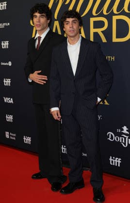 Javier Calvo, Javier Ambrossi at the Tribute Awards during the 2026 Toronto International Film Festival Toronto, Canada. September 13, 2026 at the at Fairmont Royal York Hotel. Copyright: xHumbertoxServin Clasos MediaPunchx