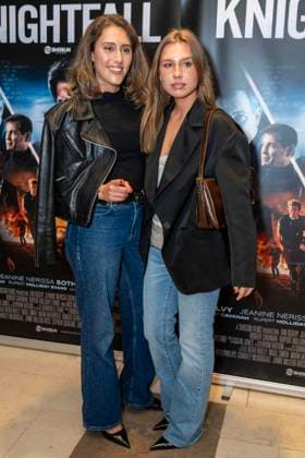 Knightfall London Premiere - VIP Arrivals London Premiere of Knightfall at Cine Lumiere on September 13, 2026 in London, England. 13 Sep 2026 Pictured: Loulou Moore, Ambra Moore.  Copyright: xThexMegaxAgencyxrbpxMEGAx