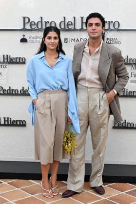 The Pedro del Hierro fashion house presents its Hamani collection at Mercedes-Benz Fashion Week Madrid. María García de Jaime and Tomás Páramo pose at a photocall during the presentation of the Hamani collection by the Pedro del Hierro fashion house on September 14, 2026, in Madrid, Spain. The collection takes its inspiration from the Japanese tradition of contemplating the cherry blossoms, celebrating fleeting beauty, digital disconnection, and time as a true luxury. CELEBRITIES PHOTOCALL FASHION FASHION WEEK RUNWAY CIBELES José Madrid Madrid, Spain  Copyright: xJosÃ xOlivax 7773906
