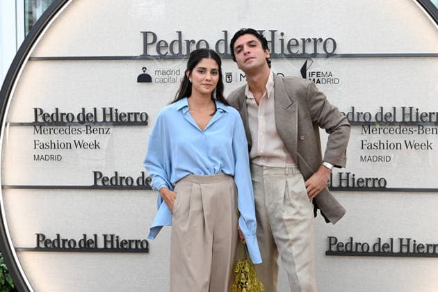 The Pedro del Hierro fashion house presents its Hamani collection at Mercedes-Benz Fashion Week Madrid. María García de Jaime and Tomás Páramo pose at a photocall during the presentation of the Hamani collection by the Pedro del Hierro fashion house on September 14, 2026, in Madrid, Spain. The collection takes its inspiration from the Japanese tradition of contemplating the cherry blossoms, celebrating fleeting beauty, digital disconnection, and time as a true luxury. CELEBRITIES PHOTOCALL FASHION FASHION WEEK RUNWAY CIBELES José Madrid Madrid, Spain  Copyright: xJosÃ xOlivax 7773908