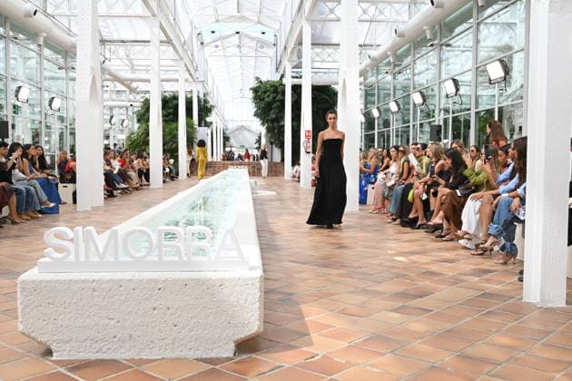 Simorra Fashion Show at Mercedes-Benz Fashion Week Madrid Model Blanca Romero walks the runway for Simorra at Mercedes-Benz Fashion Week Madrid on September 14, 2026, in Madrid, Spain. CELEBRITIES FASHION SHOW SIMORRA FASHION José Madrid Madrid Spain  Copyright: xJosÃ xOlivax 7774497